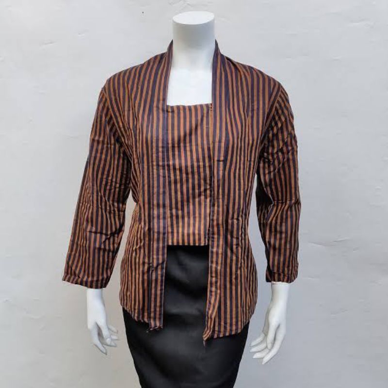 baju lurik jawa untuk wanita grosir dan ecer
