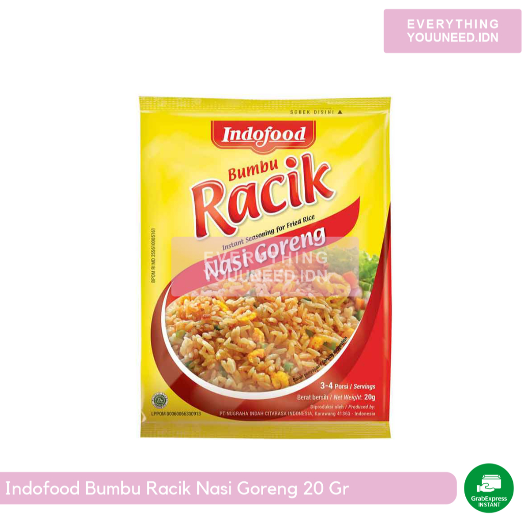 

Indofood Bumbu Racik Nasi Goreng 20 Gr