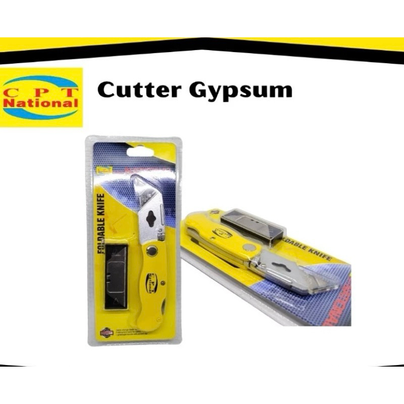 

CPT Nasional Foldable Knife Cutter lipat Gypsum Akrilik GRC