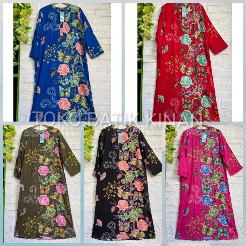 DASTER LENGAN PANJANG KENCANA UNGU ORIGINAL LEBEL BIRU