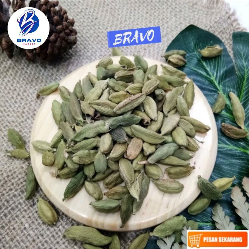 Kapulaga Arab Kapulaga Hijau Kapulaga India Green Cardamon Kapulaga 1kg Kapulaga 500gr Kapulaga 250g