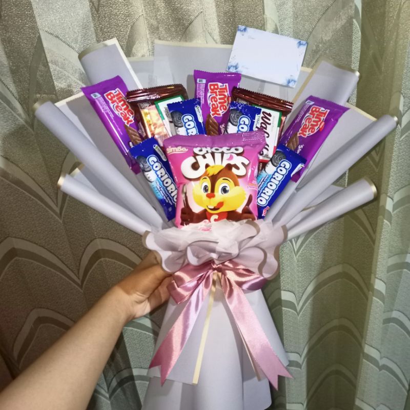 

Buket snack buket camilan bebas request