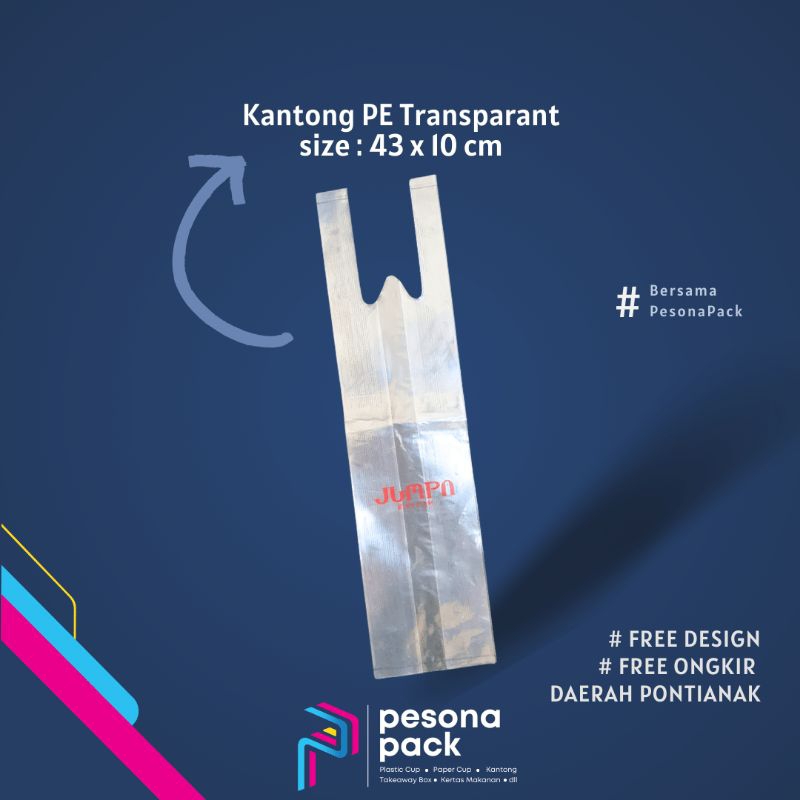 Sablon Kantong Plastik / Sablon Plastik 2 Cup