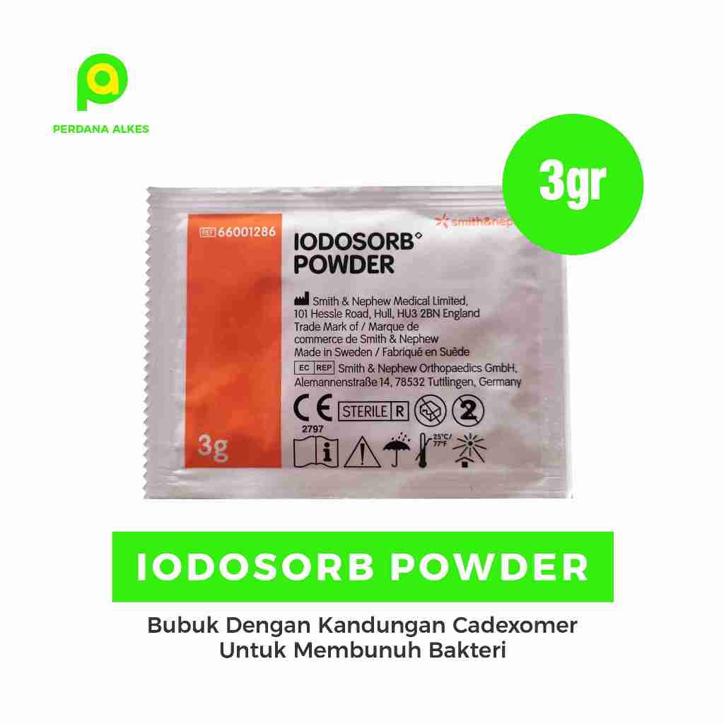 Iodosorb Powder 3 gram untuk Luka Diabetes