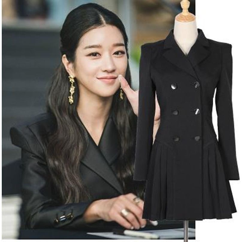 seo yeji black dress