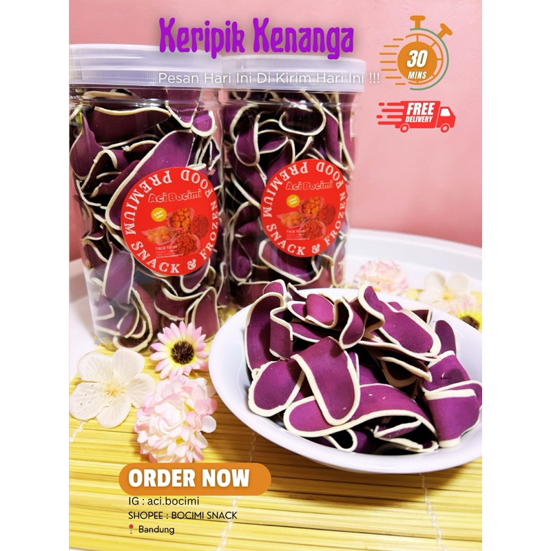 

oleh oleh bandung kue kenanga ungu toples 1000ml