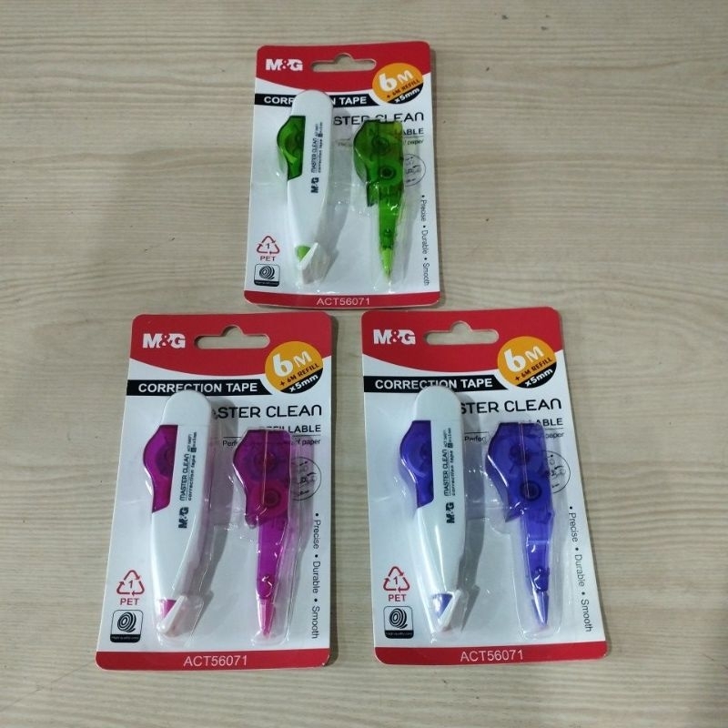 

Tipe X Pita Correction Tape 6 m + 6 m Refill ACT-56071 M&G (MG303)