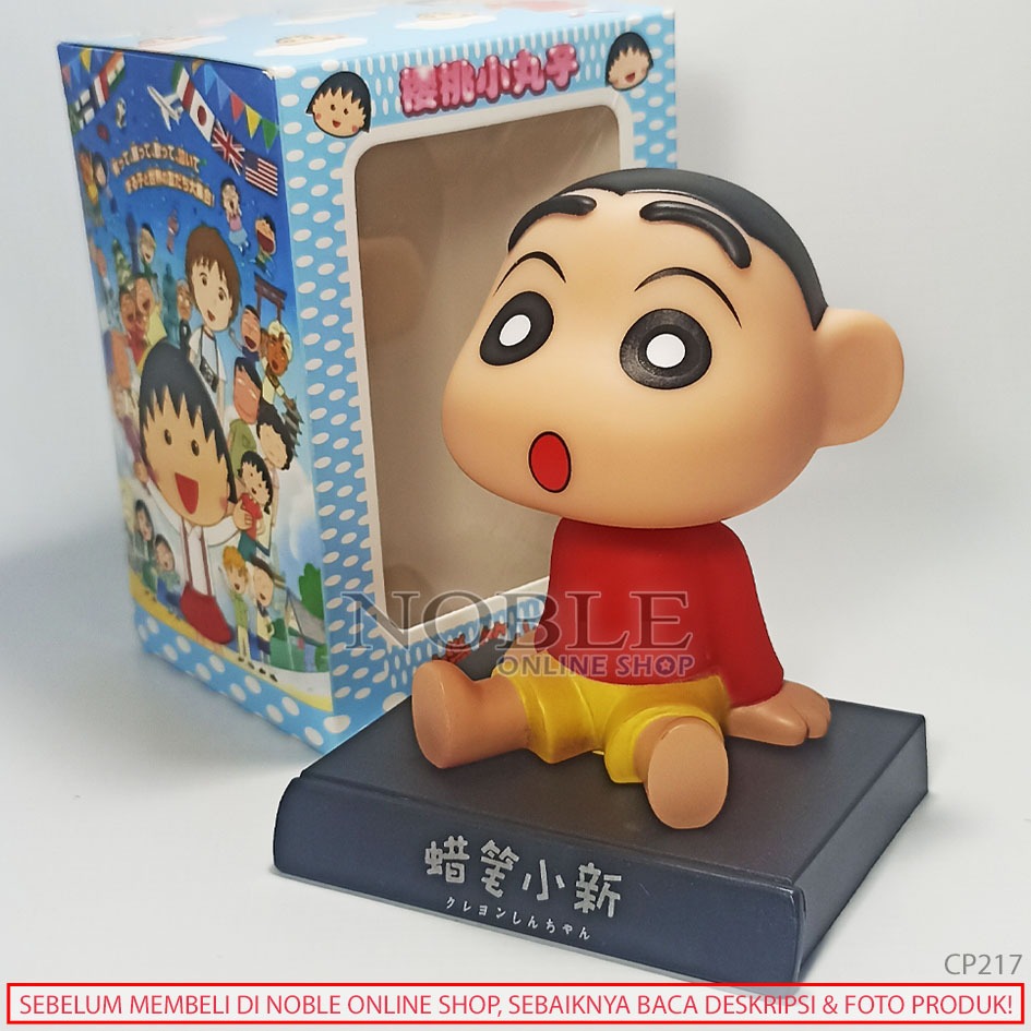 SHIN-CHAN BOBBLEHEAD FIGURE KEPALA GOYANG AKSESORIS INTERIOR DASHBOARD CAR HIASAN MOBIL KOLEKSI HOBI