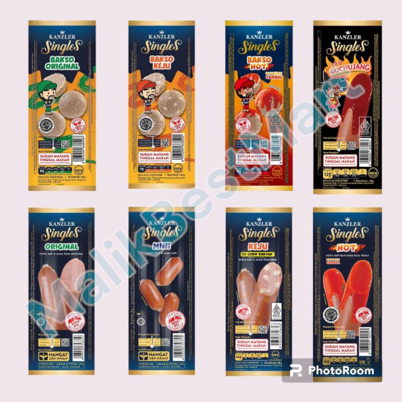 

Singles Kanzler Sosis All Varian Sosis Mini / Gochujang /Bakso Hot