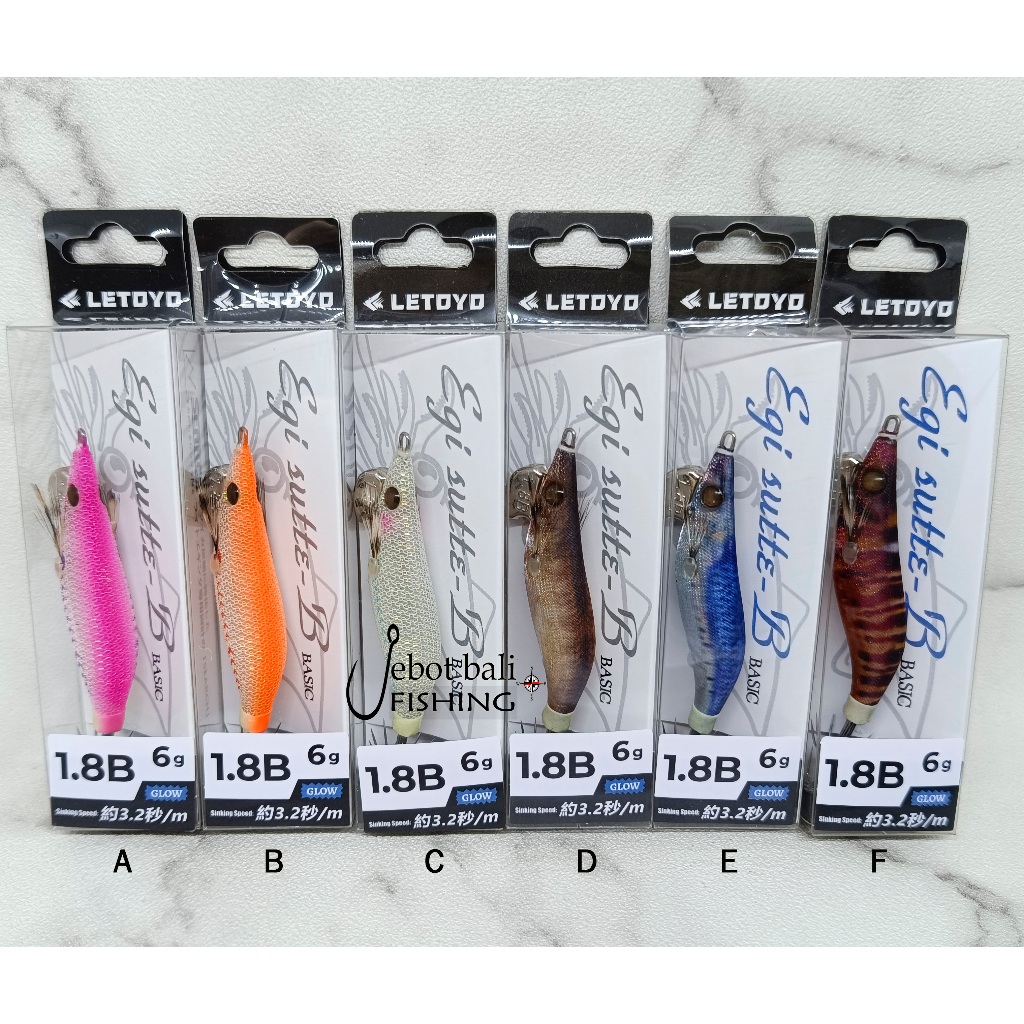 Egi Letoyo Sutte Basic 1.8 - Umpan Pancing Cumi - Squid Jig