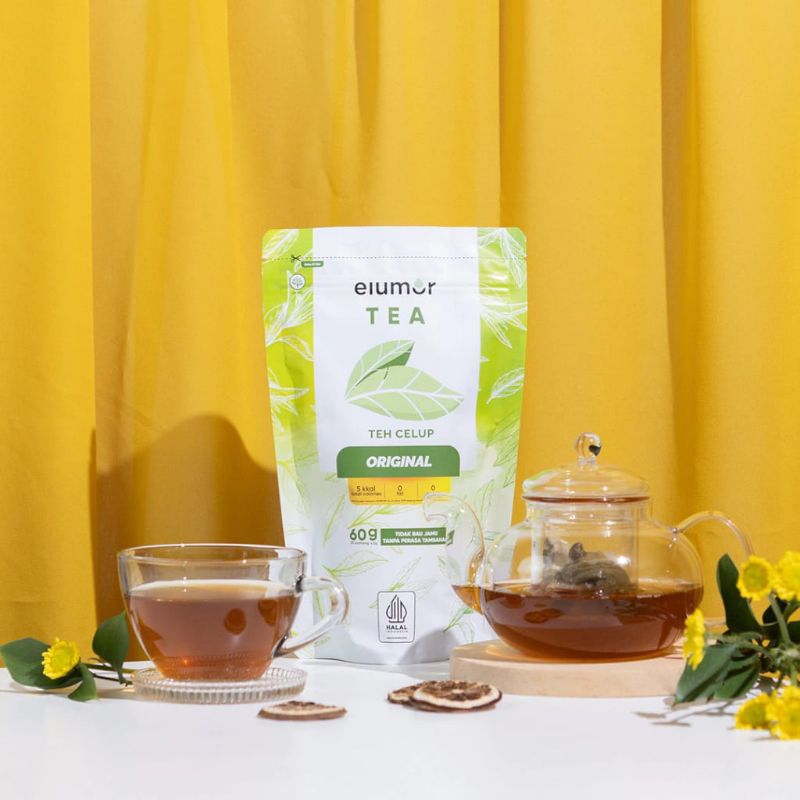 Elumor Slimming Tea - Teh Pelangsing Herbal Alami Original.
