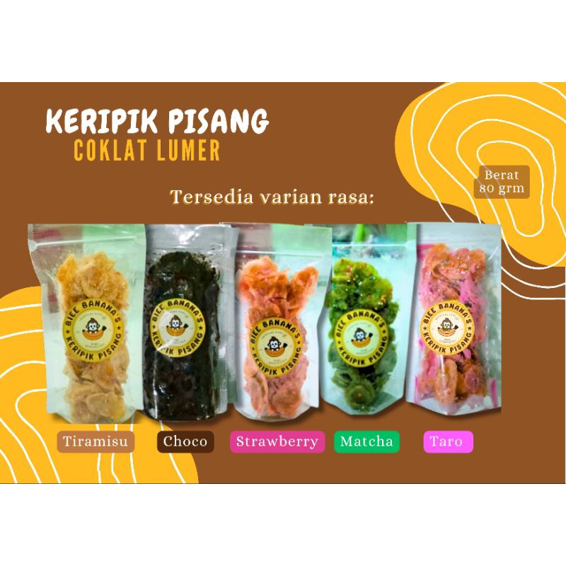 

Keripik Pisang Coklat lumer