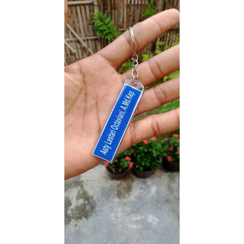 Gantungan Kunci Costum Nama Sendiri