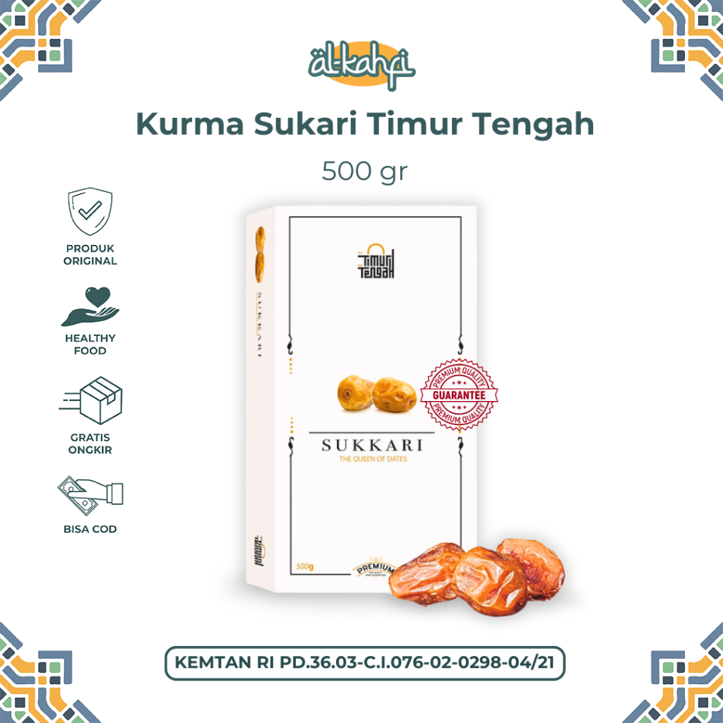 

Kurma Sukari TIMUR TENGAH Premium High Quality Natural Dates Original 100%