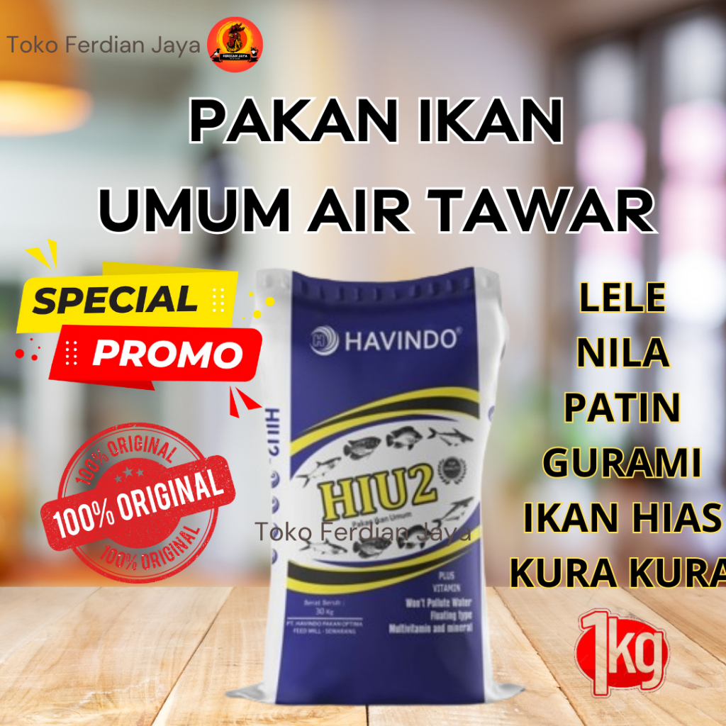 PAKAN IKAN 1KG LELE/MUJAIR/NILA/GURAMI/PATIN/KOI IKAN HIAS/ KURA KURA / 1KG | PAKAN IKAN HIU | PAKAN