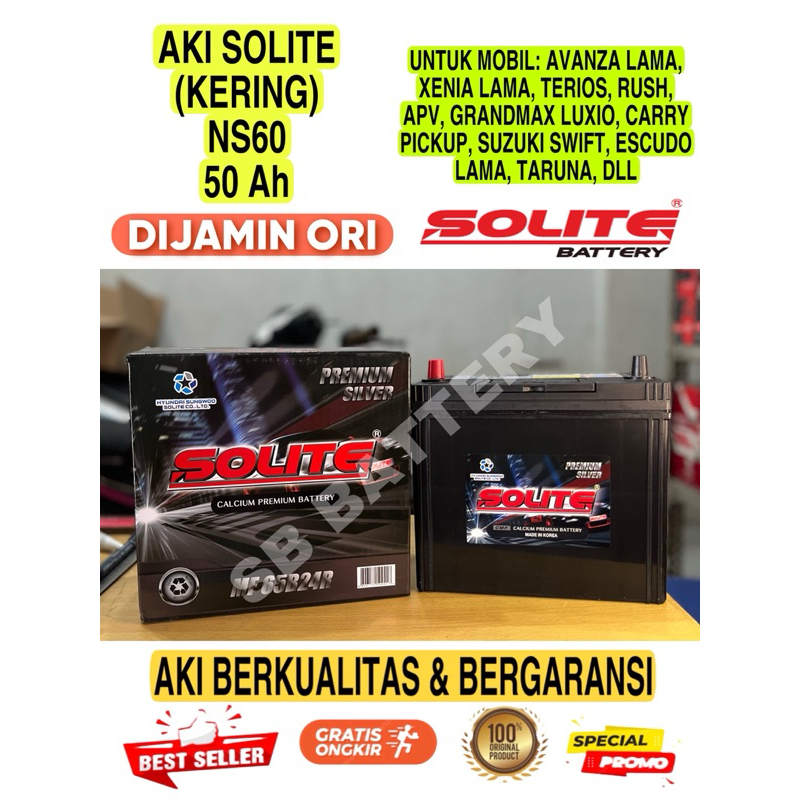 SOLITE NS60 AKI KERING MOBIL AVANZA RUSH XENIA TERIOS DLL