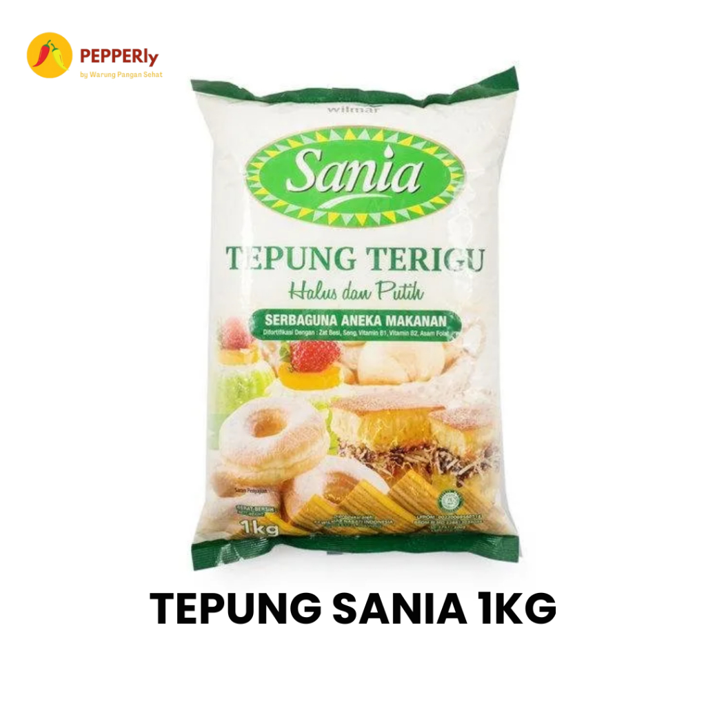 

Tepung Terigu Sania/ Tulip/ Segitiga Biru 1kg/ 500gr