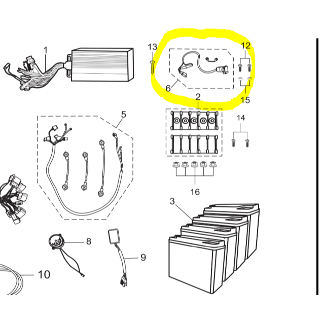 Charger Battery Connector Sepeda Listrik Viar E-Bike A2