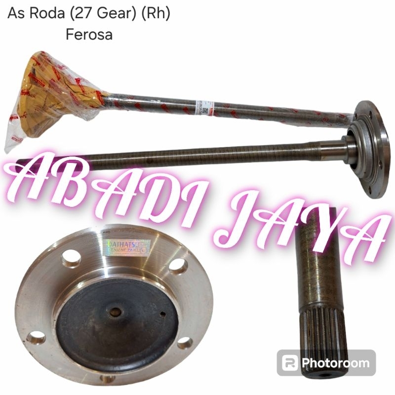 AS RODA STIK AS BELAKANG PENDEK SHORT DAIHATSU FEROZA GIGI 27 ORIGINAL