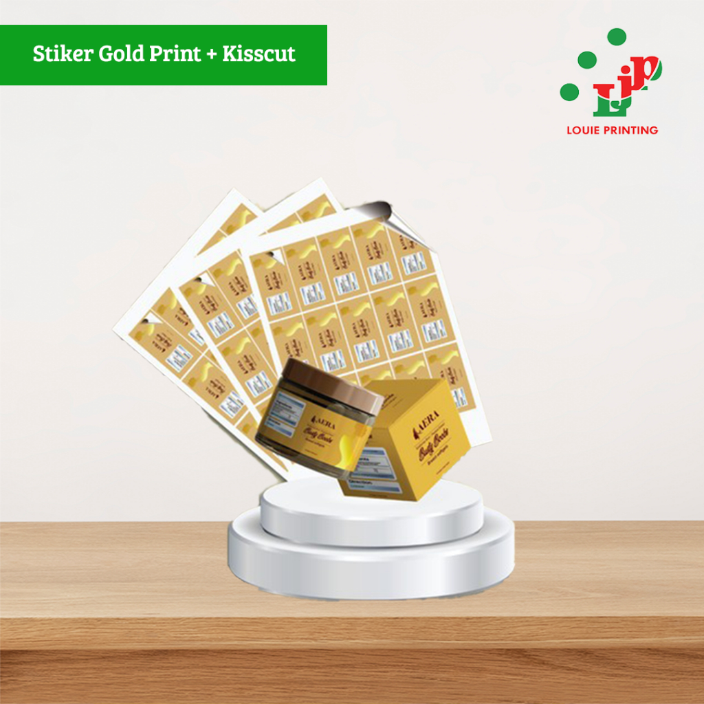 

Louie Printing Sticker Gold Glossy A3+ +Kiss Cut