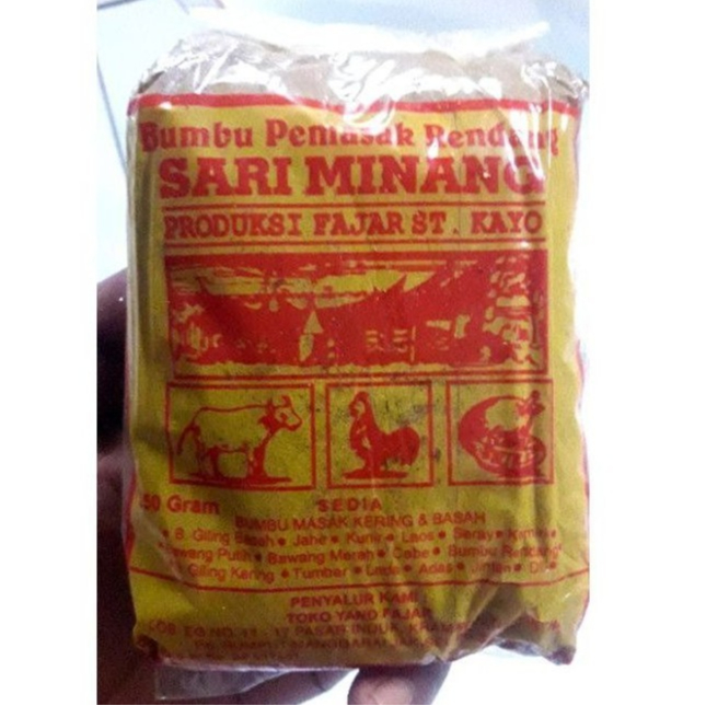 

BUMBU PEMASAK SARI MINANG ISI 250gr