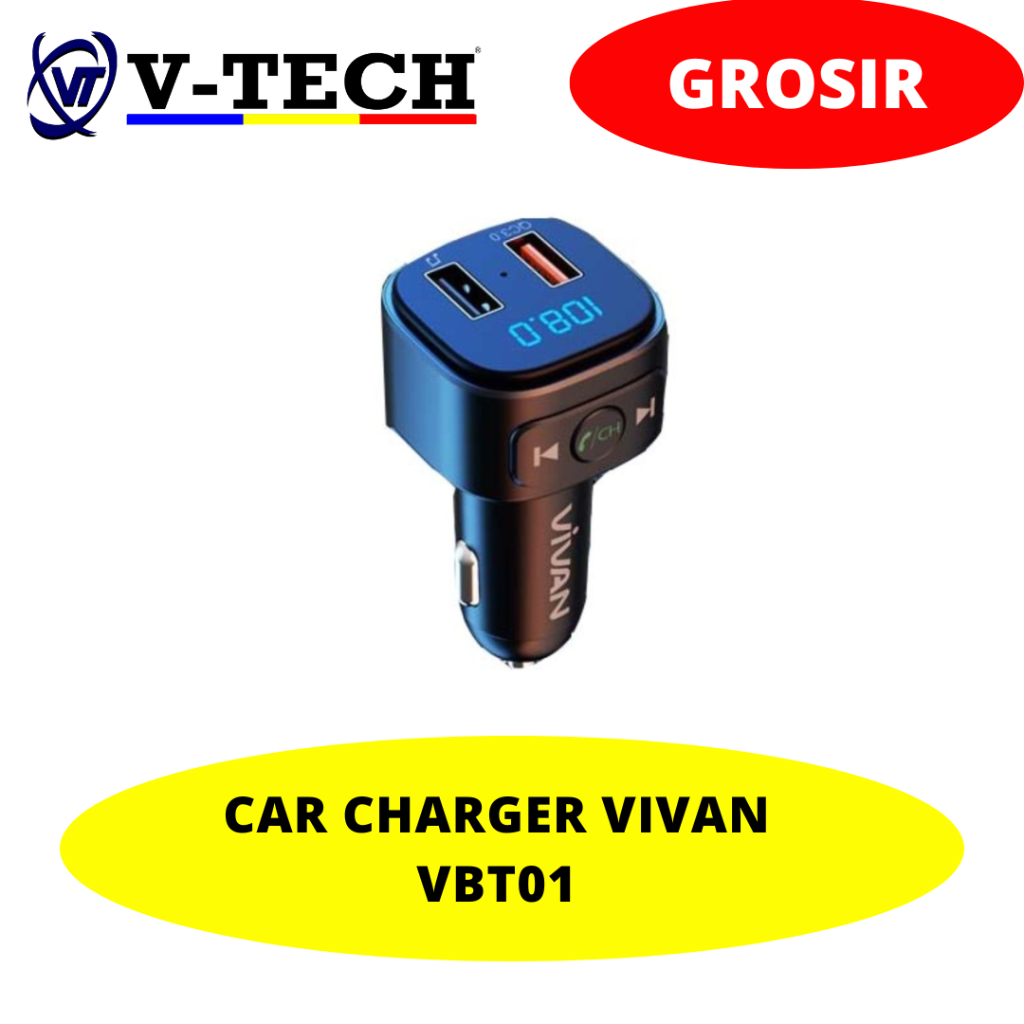 CAR CHARGER VIVAN VBT01