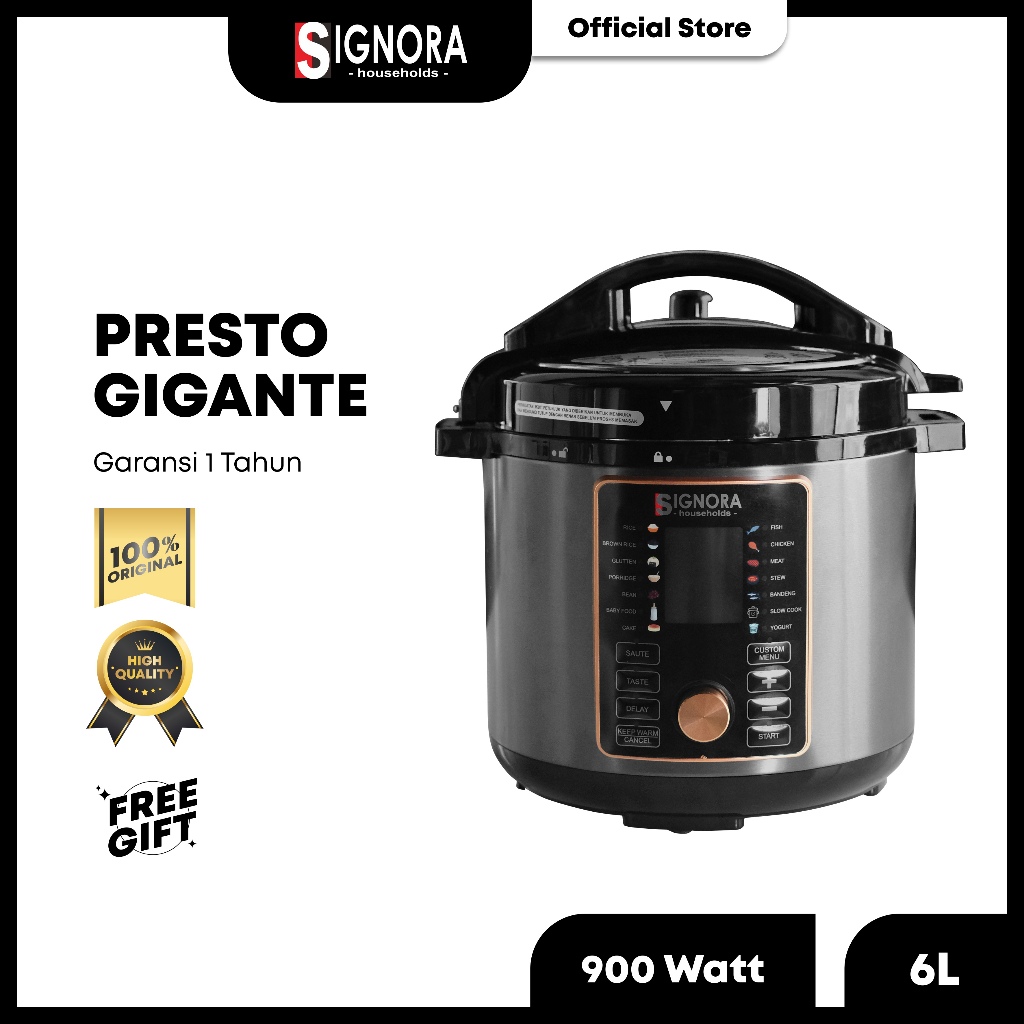 Presto Gigante / Presto / Signora / Presto Signora / Signora Gigante / Alat Masak