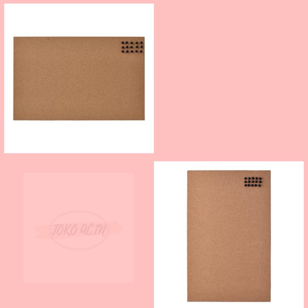 

KODE L98A Vlonsa Papan memo dengan pin hitam 52x33 cm