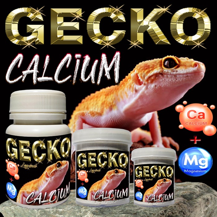 GECKO KALSIUM BUBUK NON D3 CALCIUM POWDER SUPLEMEN VITAMIN KESEHATAN TULANG LEOPARD GEKO TOKEK GEKKO