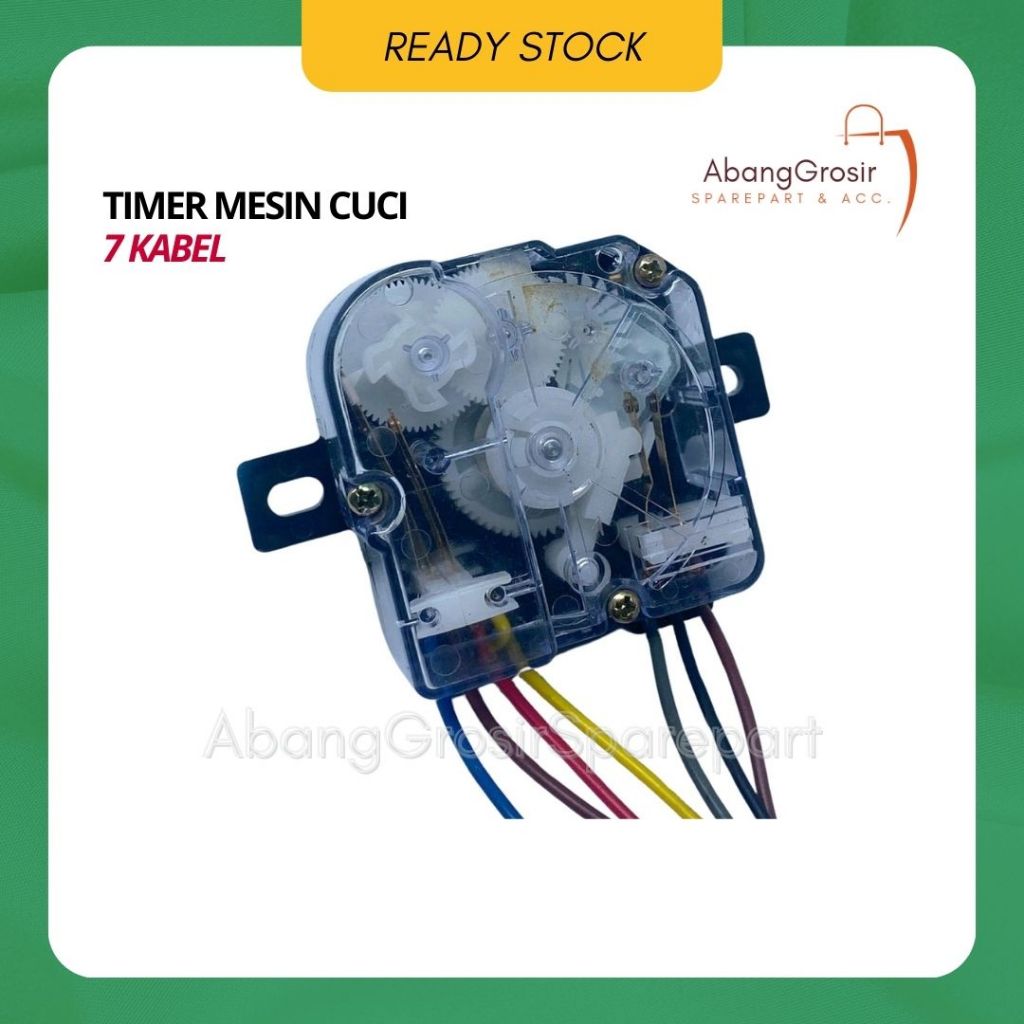 Timer Mesin Cuci 7 Kabel - Penanda Waktu Mesin Pencuci/Wash Mesin Cuci MULTI