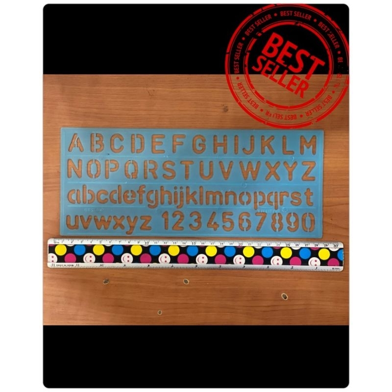 

Penggaris Mal Huruf Angka Butterfly HA-270