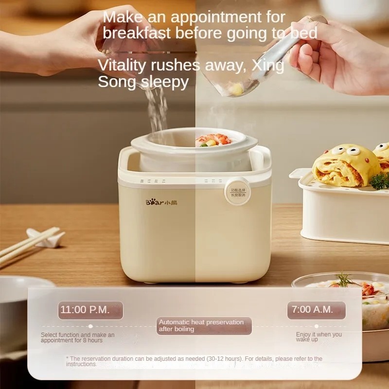 Kukusan Listrik Bear Automatic Steamer Electric Stew Pot Multifugsi