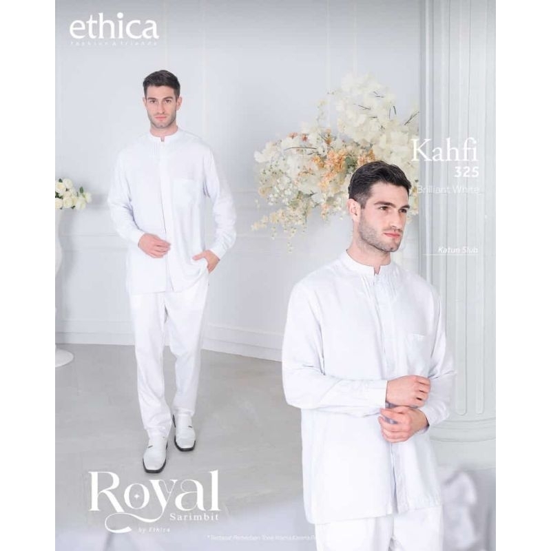 Ethica Kemeja Koko Pria Dewasa Muslim Brilliant White