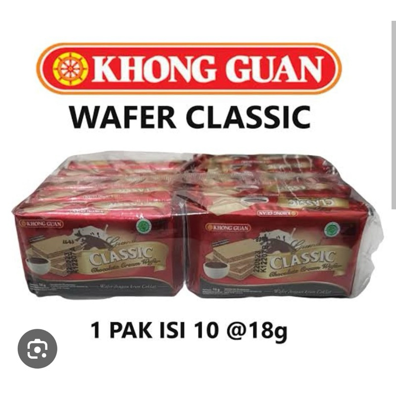 

KhongGuan Wafer Classic Chocolate 18gram