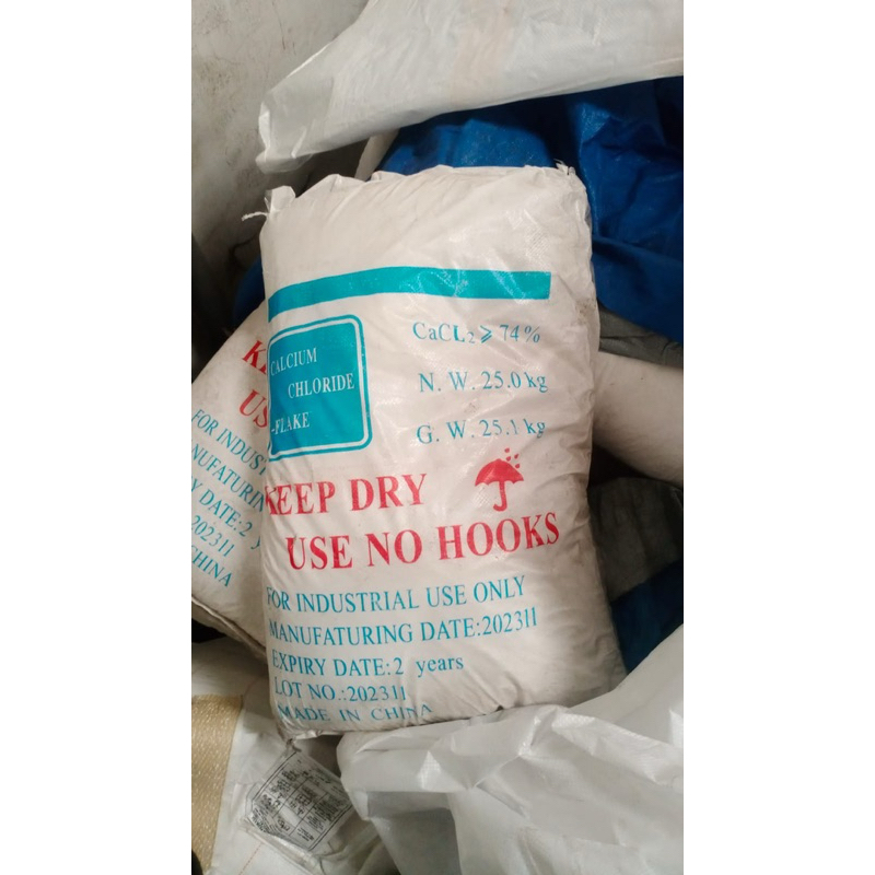 

Calcium Chloride Flake / CaCl2 / Kalsium Klorida Food Grade 25KG