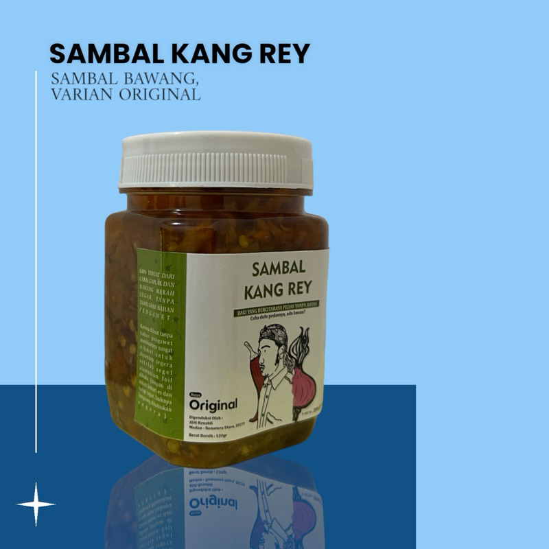 

Sambal Bawang KANG REY 130 ml (Varian ORIGINAL)