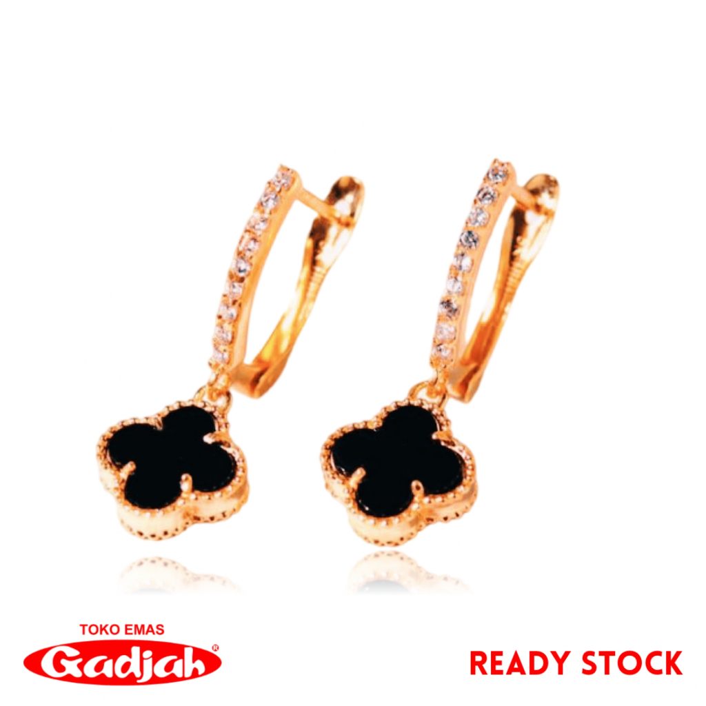 Anting Emas Jepret VC Listring - Toko Emas Gadjah