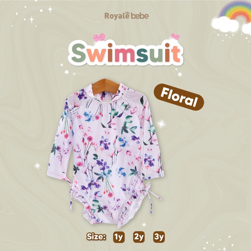 ROYALE BEBE SWIMSUIT / BAJU RENANG SWIMSUIT ANAK