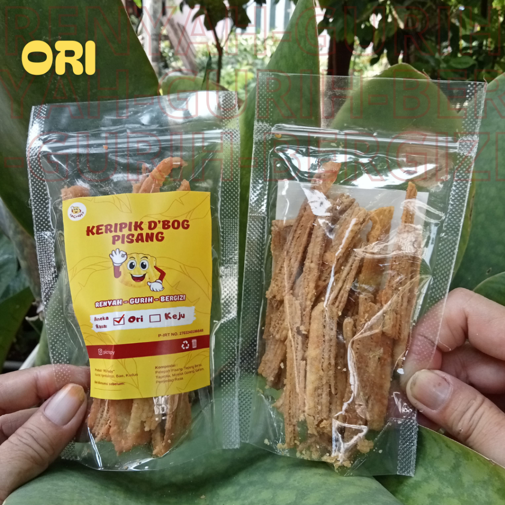 

KERIPIK DEBOG PISANG//ORI//RENYAH-GURIH-BERGIZI