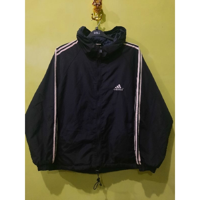 jaket parasut Adidas Big logo Vintage
