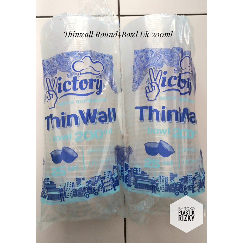 TERMURAH Thinwall Bowl 200ml/Thinwall Round 200ml/Mangkok Plastik/Mangkok Plastik Bulat 200ml/Thinwa
