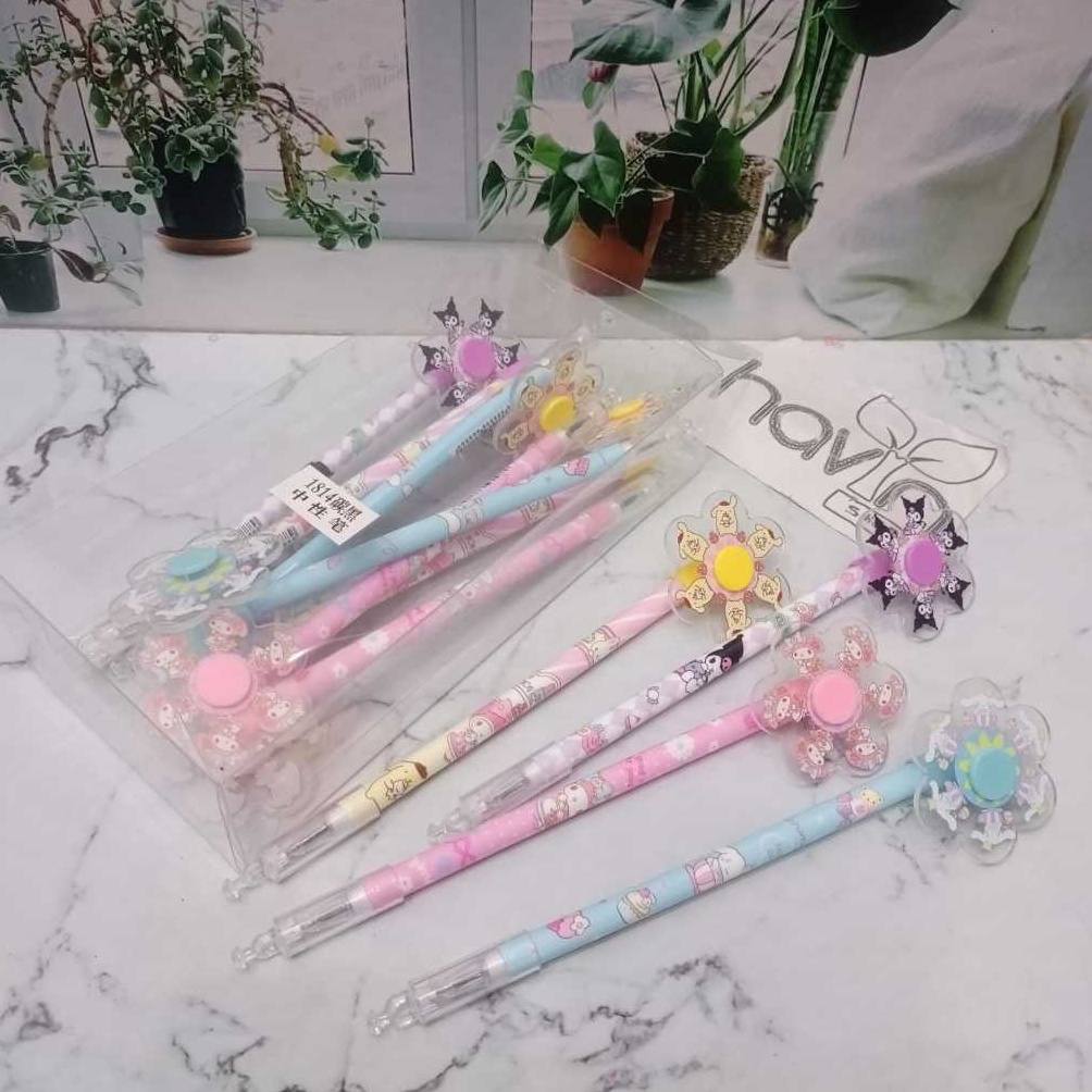 

KODE F85Y 12pc PEN GEL PENA BALLPEN PUTARAN SANRIO CINNAMOROLL KUROMI