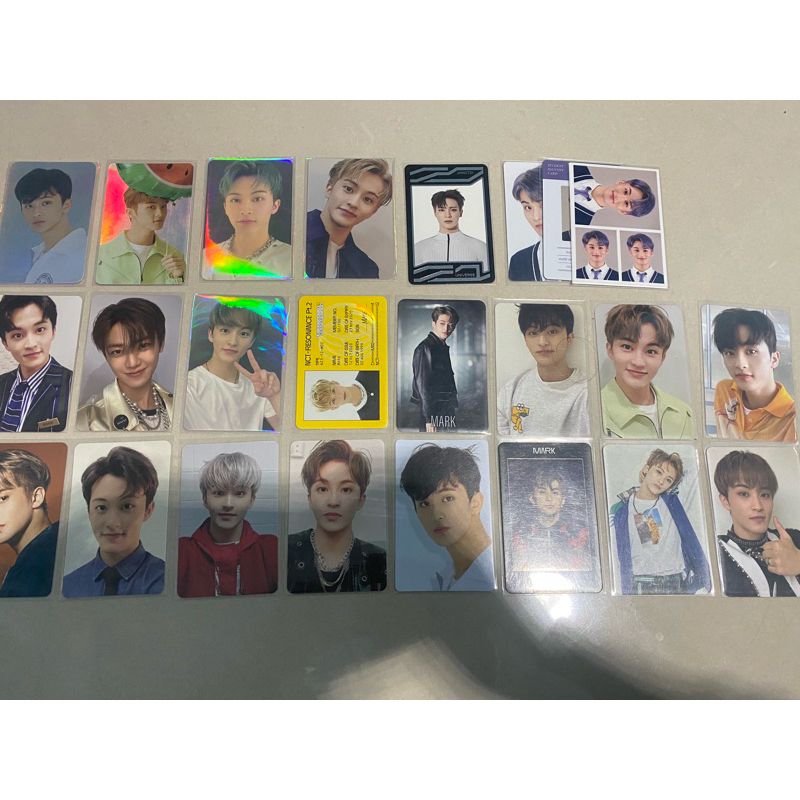 mark jaemin jeno renjun photocard pc holo wgu kihno departure arrival future b2s id card binder reso