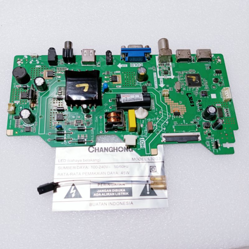 mb changhong L32G3 - mainboard tv changhong L32G3 - motherboard tv changhong l32g3 - mobi tv changho