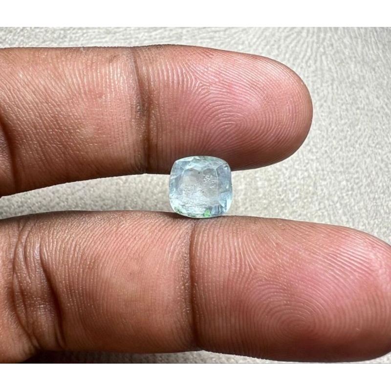 Natural Aquamarine Beryl Batu Aquamarine Beryl Dim 8.5mm