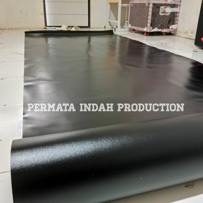LAPISAN HARDCASE PVC POLOS HITAM DECOSHEET /LAPISAN KAYU TRIPLEK PVC POLOS