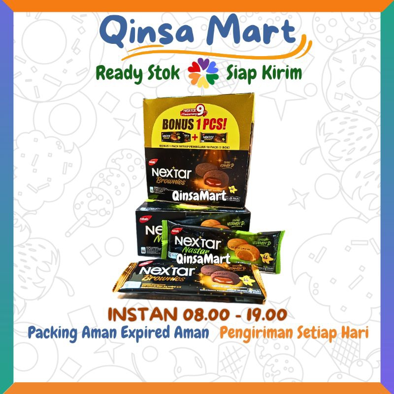 

Nextar Nabati Brownies 11 PC / Nextar Nastar 10 pcs @ 34 gram