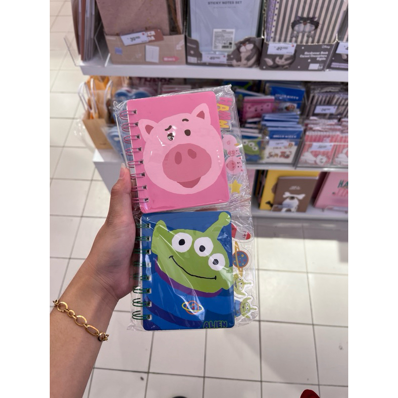 

Miniso x Toy Story ‼️ Mini Notebook A6 Toy Story Hamm Alien