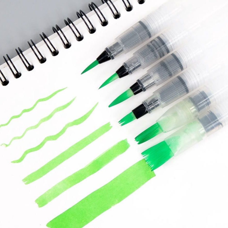 

Diskon Irit water pen set6 Paket Kuas Cat Air Lembut untuk MenggambarMelukis6pcs