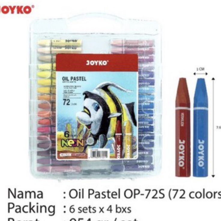 

Baru Bermanfaat Crayon JoykoOil pastel Joyko 72 warna 1 set